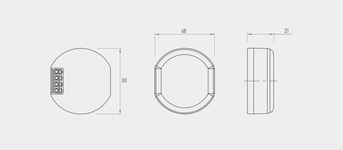 frogblue Actuator frogAct1-0 : Product Dimensions